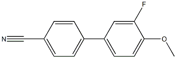 4-(3-fluoro-4-methoxyphenyl)benzonitrile 구조식 이미지