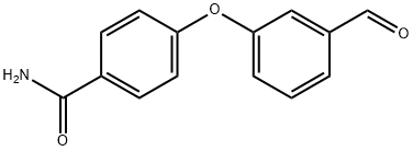 Benzamide, 4-(3-formylphenoxy)- Structure