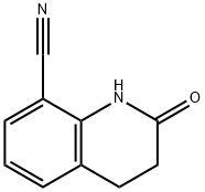 2-oxo-1,2,3,4-tetrahydroquinoline-8-carbonitrile 구조식 이미지