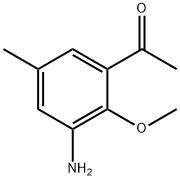 1-(3-Amino-2-methoxy-5-methyl-phenyl)-ethanone 구조식 이미지