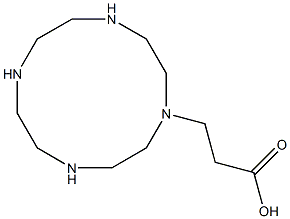 1,4,7,10-Tetraazacyclododecane-1-propanoic acid Structure