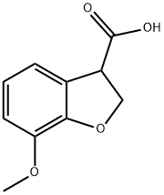 7-Methoxy-2,3-dihydro-benzofuran-3-carboxylic acid Structure