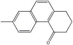 4(1H)-Phenanthrenone, 2,3-dihydro-7-methyl- Structure