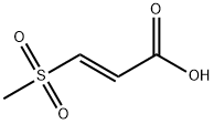 3-Methanesulfonyl-acrylic acid Structure