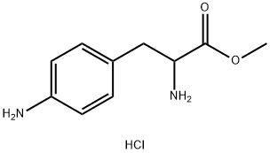 DL-4-Aminophenylalanine methyl ester dihydrochloride 구조식 이미지
