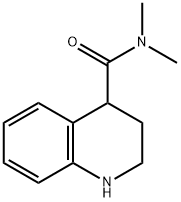 1,2,3,4-Tetrahydro-quinoline-4-carboxylic acid dimethylamide Structure