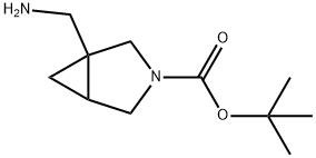 tert-butyl 1-(aminomethyl)-3-azabicyclo[3.1.0]hexane-3-carboxylate Structure