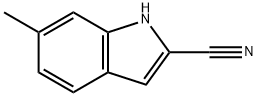 6-Methyl-1H-indole-2-carbonitrile Structure