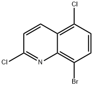 8-bromo-2,5-dichloroquinoline 구조식 이미지