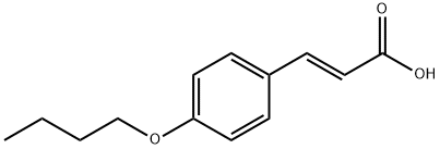 (2E)-3-(4-butoxyphenyl)prop-2-enoic acid 구조식 이미지