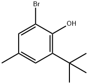 2-bromo-6-tert-butyl-4-methylphenol 구조식 이미지