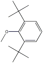 Benzene, 1,3-bis(1,1-dimethylethyl)-2-methoxy- 구조식 이미지