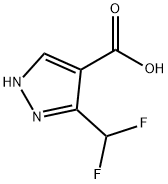 3-(Difluoromethyl)-1H-pyrazole-4-carboxylic Acid Structure