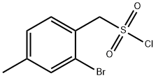 (2-Bromo-4-methylphenyl)methanesulfonyl chloride Structure