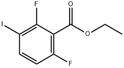 ETHYL 2,6-DIFLUORO-3-IODOBENZOATE Structure