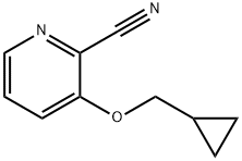 3-(cyclopropylmethoxy)picolinonitrile Structure