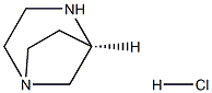 (5R)-1,4-DIAZABICYCLO[3.2.1]OCTANE HCL 구조식 이미지