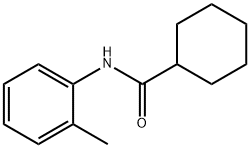 N-(2-methylphenyl)cyclohexanecarboxamide Structure