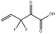 3,3-DIFLUORO-2-OXOPENT-4-ENOIC ACID 구조식 이미지