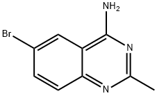 6-BROMO-2-METHYLQUINAZOLIN-4-AMINE Structure