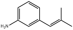 Benzenamine, 3-(2-methyl-1-propen-1-yl)- Structure