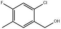 2-Chloro-4-fluoro-5-methylbenzyl alcohol 구조식 이미지
