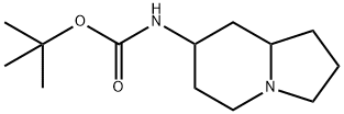 Carbamic acid, N-(octahydro-7-indolizinyl)-, 1,1-dimethylethyl ester 구조식 이미지