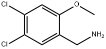 (4,5-Dichloro-2-methoxyphenyl)methanamine 구조식 이미지