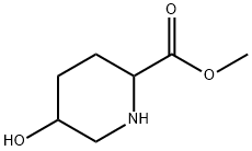 METHYL 5-HYDROXYPIPERIDINE-2-CARBOXYLATE Structure