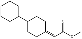 METHYL 2-([1,1-BI(CYCLOHEXAN)]-4-YLIDENE)ACETATE Structure