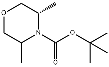 (3S)-tert-butyl 3,5-dimethylmorpholine-4-carboxylate Structure