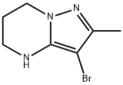 3-bromo-2-methyl-4,5,6,7-tetrahydropyrazolo[1,5-a]pyrimidine Structure