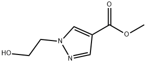 1-(2-Hydroxy-ethyl)-1H-pyrazole-4-carboxylic acid methyl ester Structure