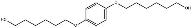 1-Hexanol, 6,6'-[1,4-phenylenebis(oxy)]bis- Structure