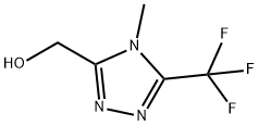 (4-Methyl-5-trifluoromethyl-4H-[1,2,4]triazol-3-yl)-methanol Structure