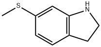 6-(methylthio)indoline 구조식 이미지