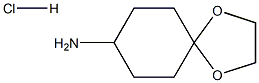 1,4-dioxaspiro[4.5]decan-8-amine:hydrochloride 구조식 이미지