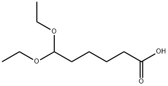 6,6-diethoxyhexanoic acid 구조식 이미지