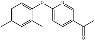 4-Acetyl-2-(2,4-dimethylphenoxy) pyridine Structure