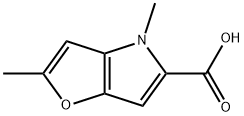 2,4-dimethyl-4H-furo[3,2-b]pyrrole-5-carboxylic acid Structure