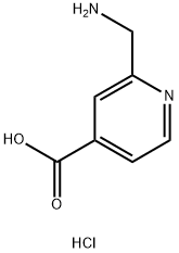 2-(aminomethyl)pyridine-4-carboxylic acid dihydrochloride 구조식 이미지