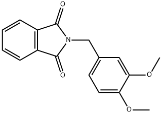 2-(3,4-Dimethoxy-benzyl)-isoindole-1,3-dione Structure