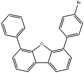 4-(4-Bromophenyl)-6-phenyldibenzo[b,d]furan Structure