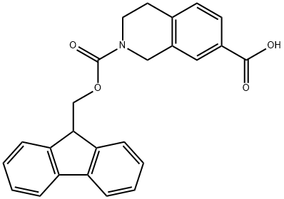 N-Fmoc-1,2,3,4-Tetrahydro-isoquinoline-7-carboxylic acid Structure