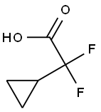 2-cyclopropyl-2,2-difluoroacetic acid Structure