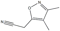 5-Isoxazoleacetonitrile, 3,4-dimethyl Structure