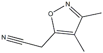 5-Isoxazoleacetonitrile, 3,4-dimethyl 구조식 이미지