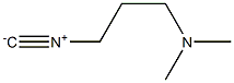 1-Propanamine, 3-isocyano-N,N-dimethyl- Structure