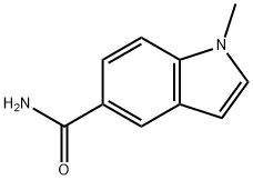1-Methyl-1H-indole-5-carboxamide 구조식 이미지