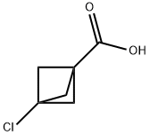 3-CHLOROBICYCLO[1.1.1]PENTANE-1-CARBOXYLIC ACID Structure